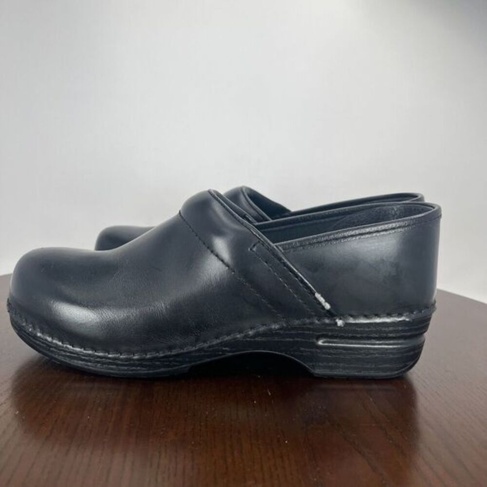 Dansko Clog Shoes‎ 41 / 10.5 Black Leather Comfort Professional 3906000202
